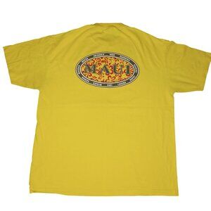 ALSTYLE Y2K Yellow T-shirt Maui Graphic Boxy Wide Comfy Relaxed Cotton Mens XL